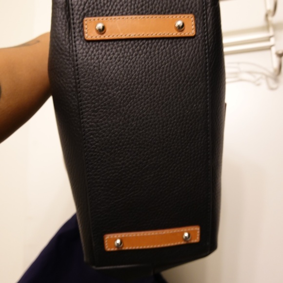Dooney & Bourke Black Pebble Leather Shoulder Bag - Picture 8 of 8